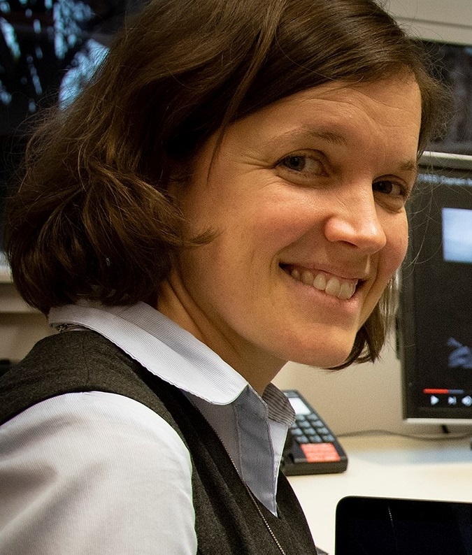 An image of Katharine Rollwagen, smiling, taken in January 2020. 