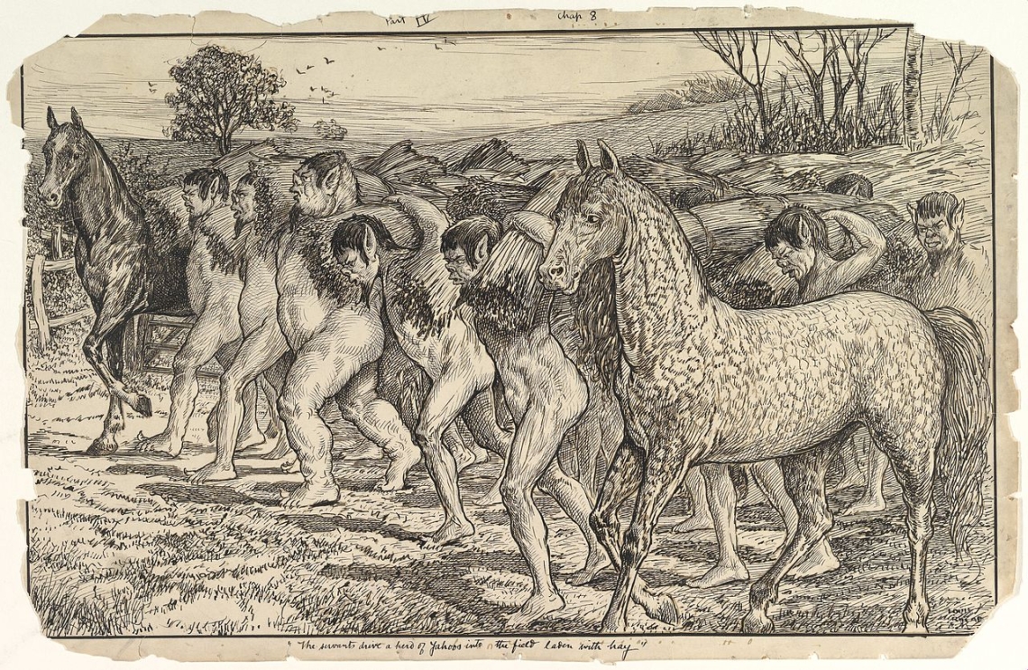 Yahoos in Gulliver's Travels
