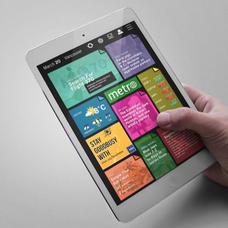 Dahlia Yuen – Metro Newspaper tablet app concept – ARTG 372 Publishing Studio