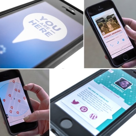 Melanie de Carvalho – You Are Here mobile travel app – ARTG 480 Design Research Project