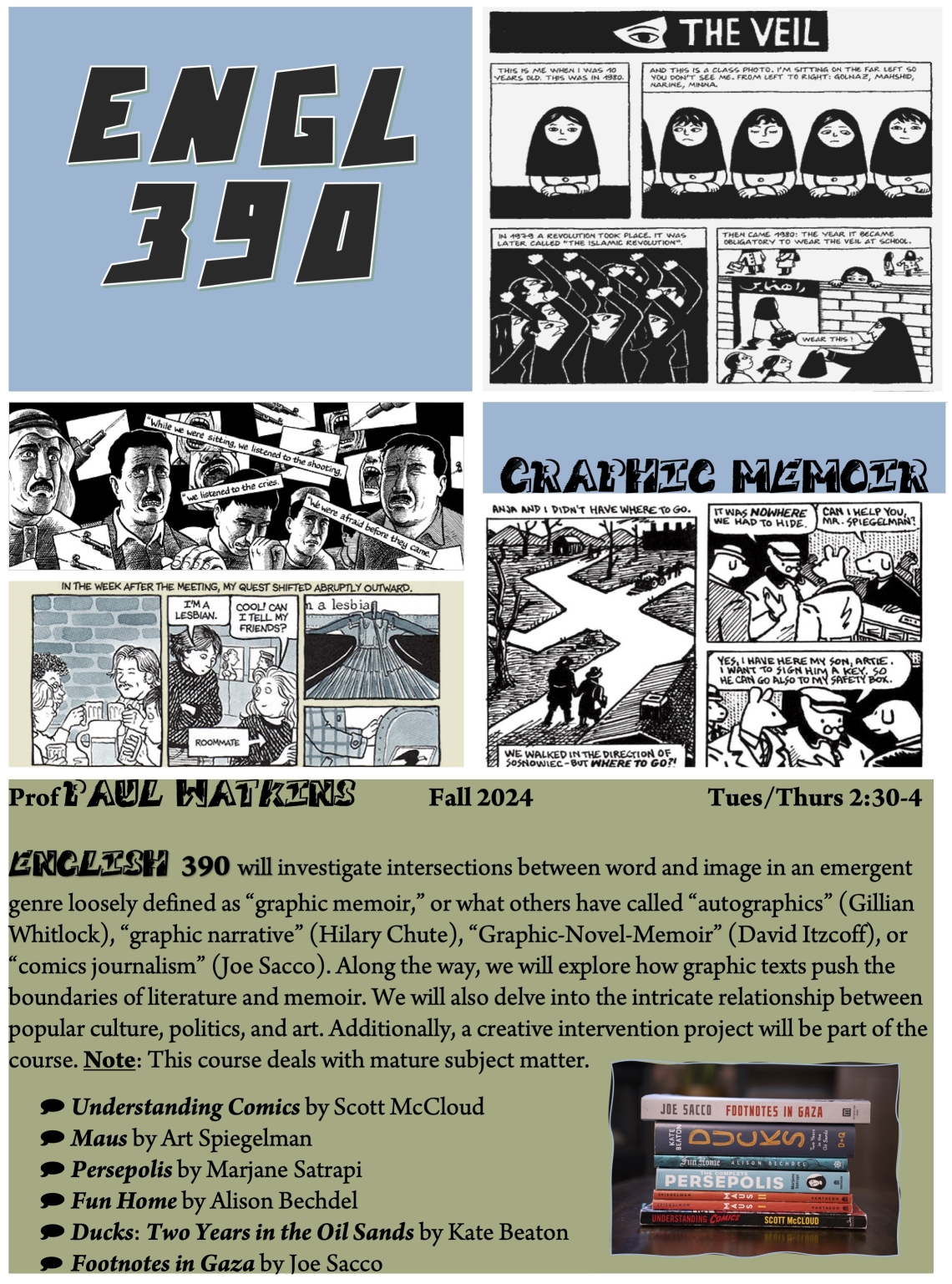 ENGL 390 (Topics in Word and Image)