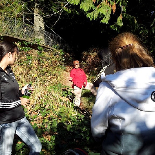 Ethnobotany field trip Ethnobotany field trip, ANTH 121, Cowichan. 23 October 2013.