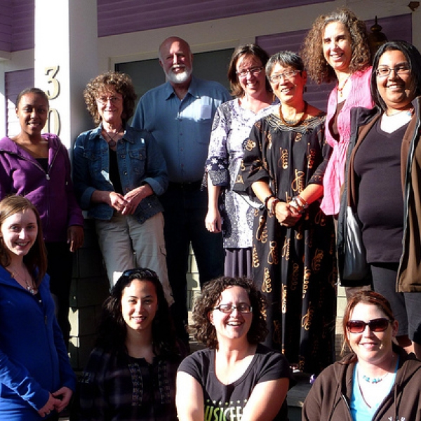 Nicole, Lisa, Bethany, Bel; (back row, left) Shakira and (back row, right) Alicia.