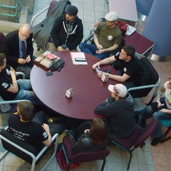 Meeting ASC Executive During VIU's International Development Week, Doug Coutts visited and met the ASC Executive.