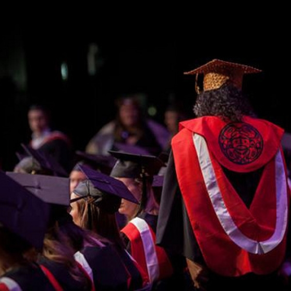 Desiree Standing; double major ANTH & FNAT. Photo courtesy of VIU staff photographer.