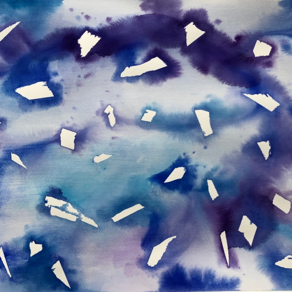 Alex Waite, My Sadness, watercolour