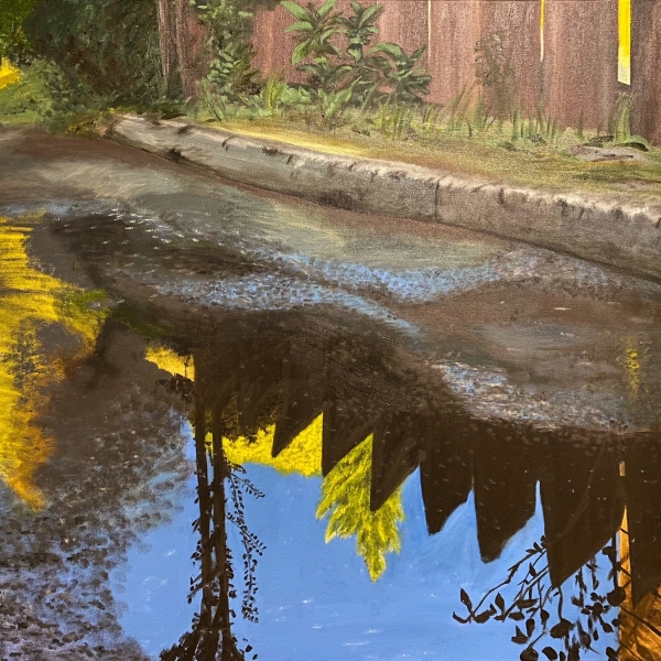 Christina Lum. Bright Reflections, oil on canvas