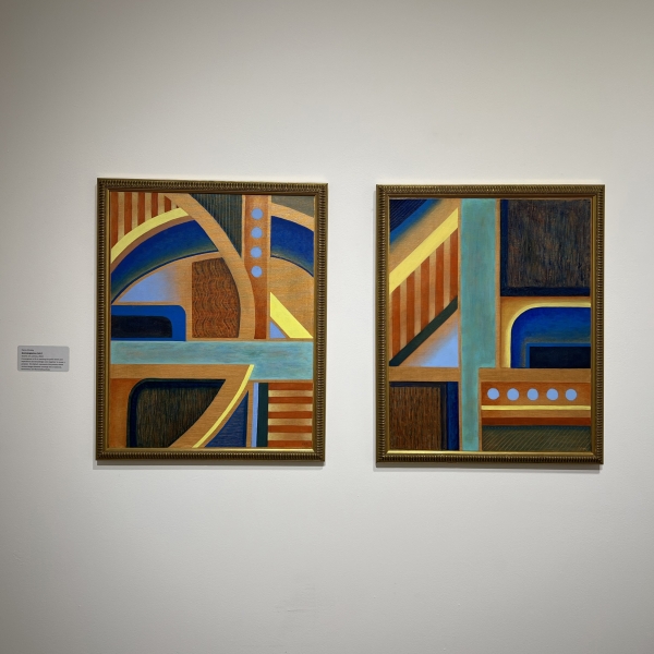 Convergence l & ll, acrylic on canvas, Carra Christy