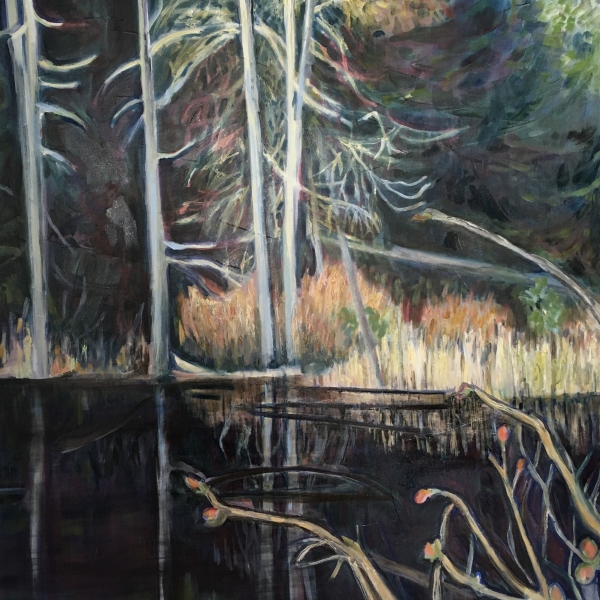 Judy Critchly, Dark Water, water miscible oil