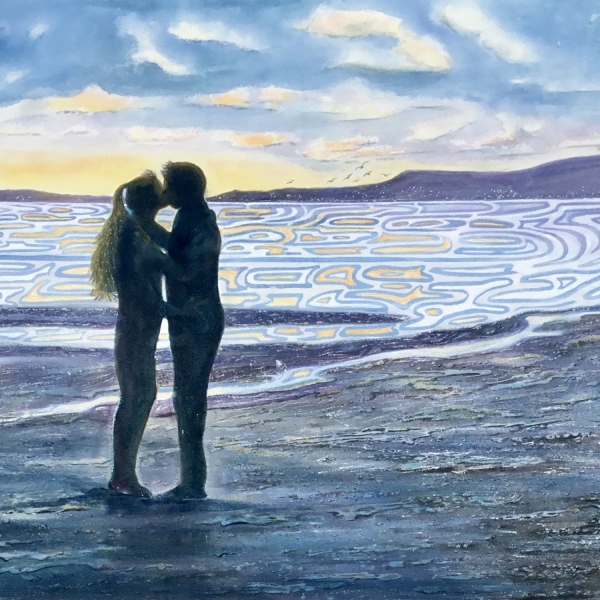 Shannon Chubby, The Tide Between Us, watercolour