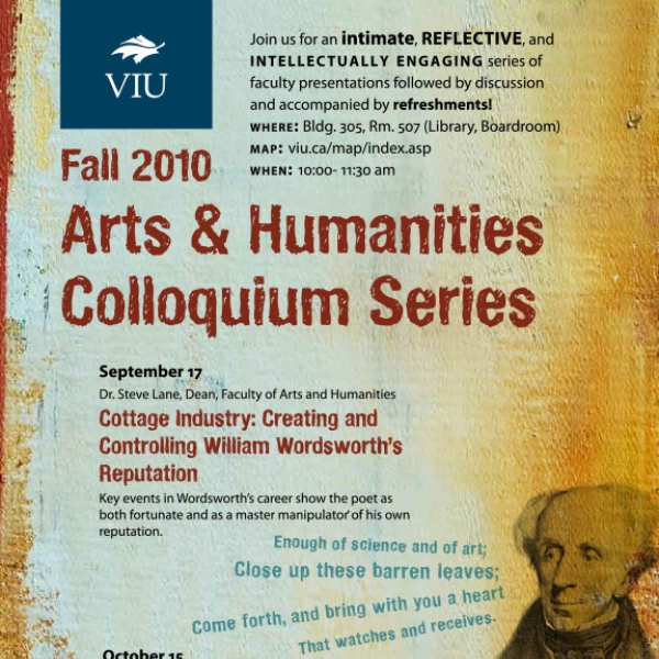 Fall 2010 Colloquium Series Poster