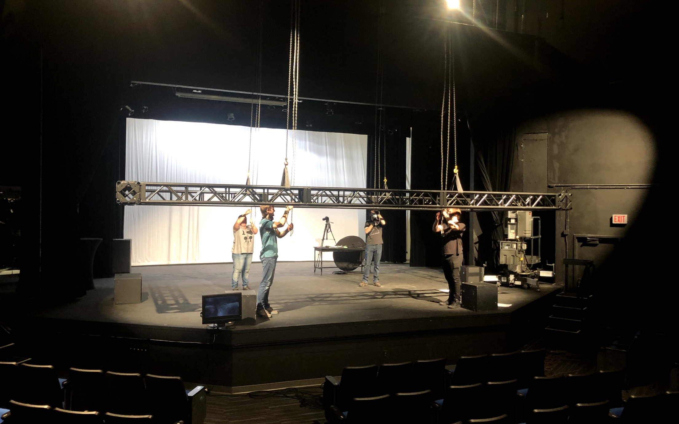 Malaspina Theatre Truss