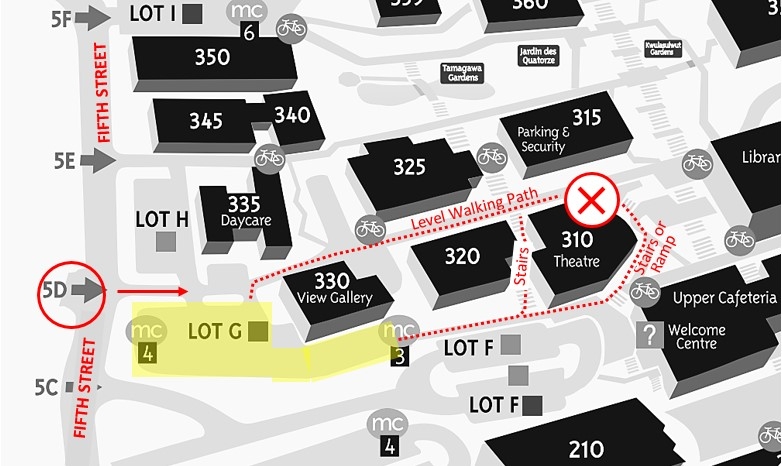 Theatre Event Parking Map