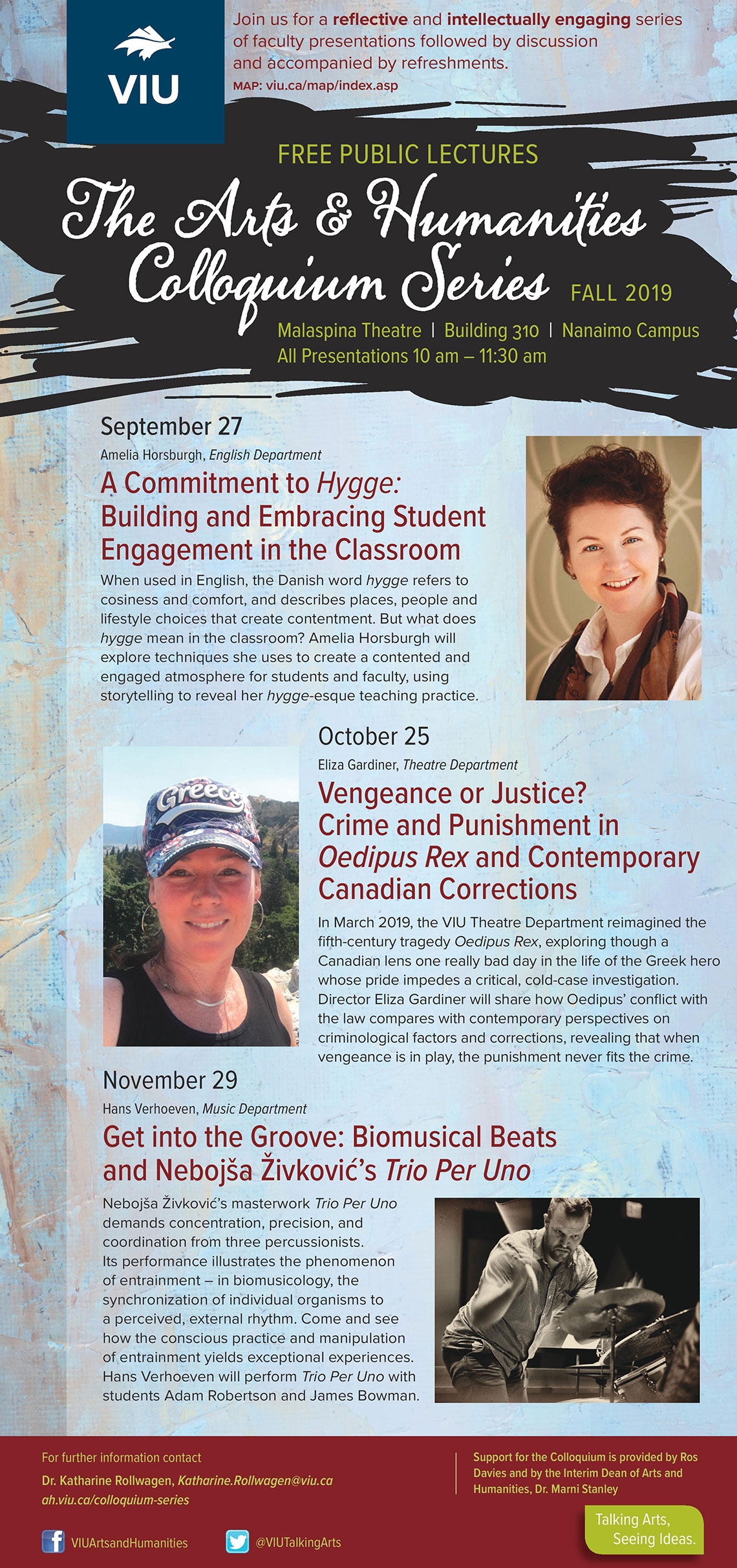 Arts and Humanities Colloquium Series Fall 2019