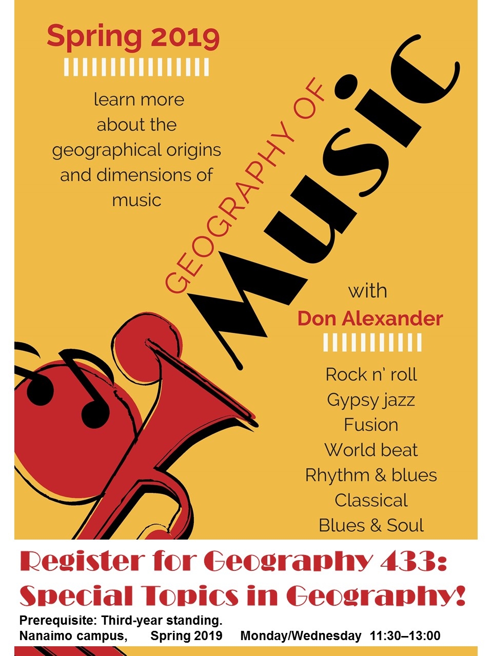 Geog 433 course poster Geog 433 course poster