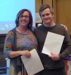 Adam Love, the 2017 Dorothy Young Excellence in Archaeology Award recipient.