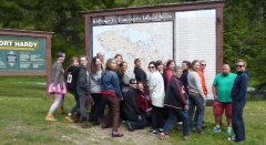 North Island Museum and Their Communities Field School, 2016, en route home.