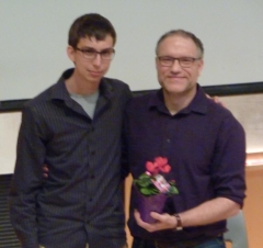Simon Van Barneveld, the 2018 Dorothy Young Excellence in Archaeology Award recipient.