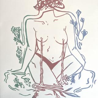 Grace Comeau, Mindset, screen print