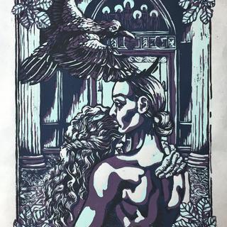 Maya Florey, UMBRA, Linocut
