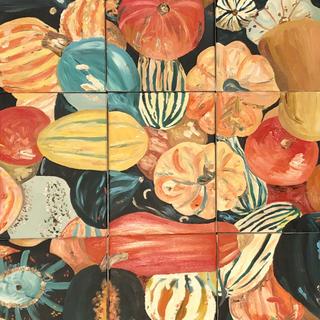 Morgan Heese, Patchwork, oil on canvas