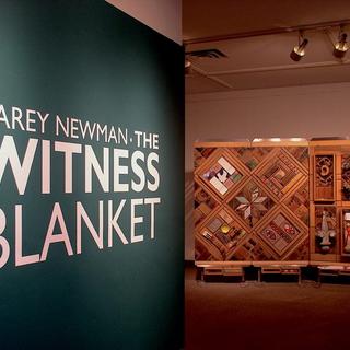 Entering "The Witness Blanket" Art Installation at The View Gallery