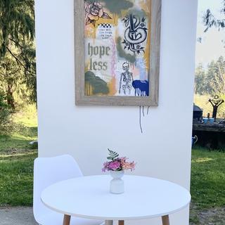 Samantha Steward, Contextually Incorrect, ink and paint on wood