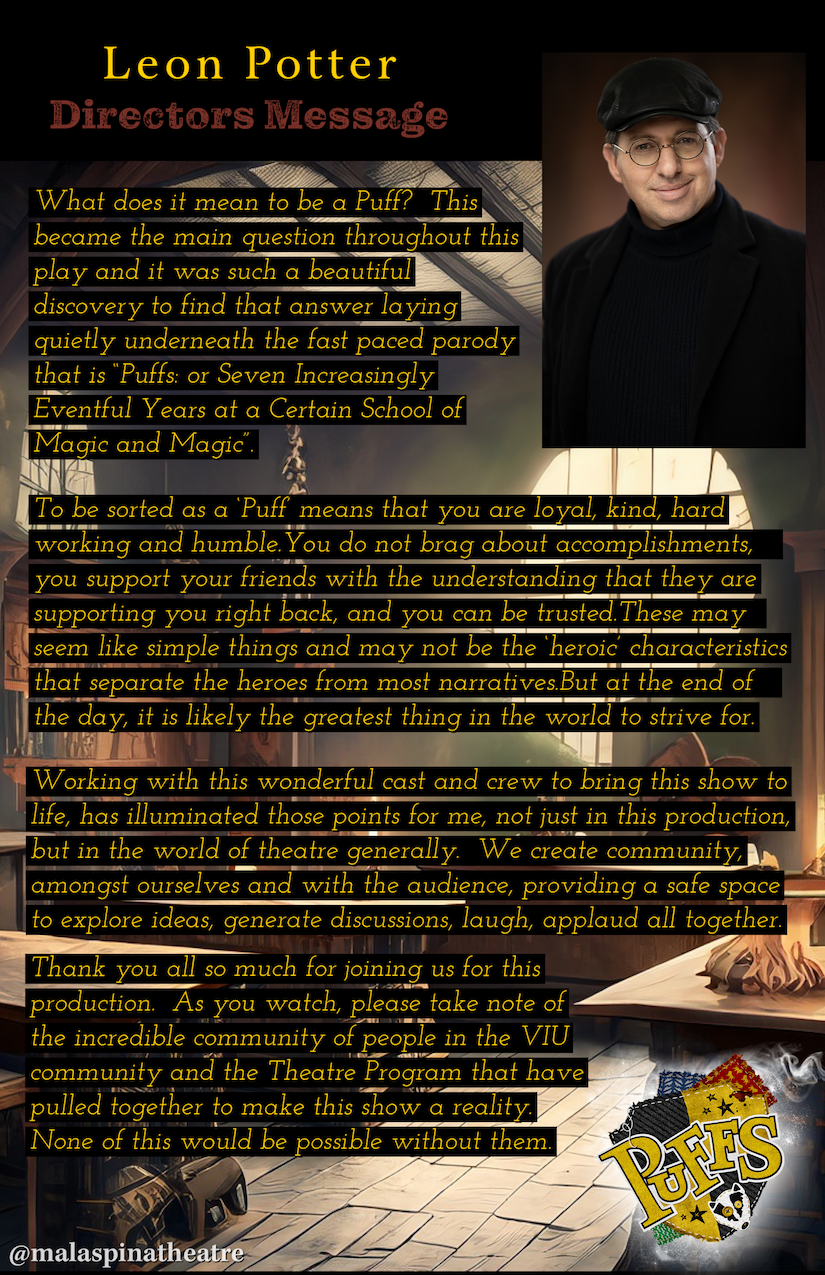 Malaspina Theatre Presents: Puffs