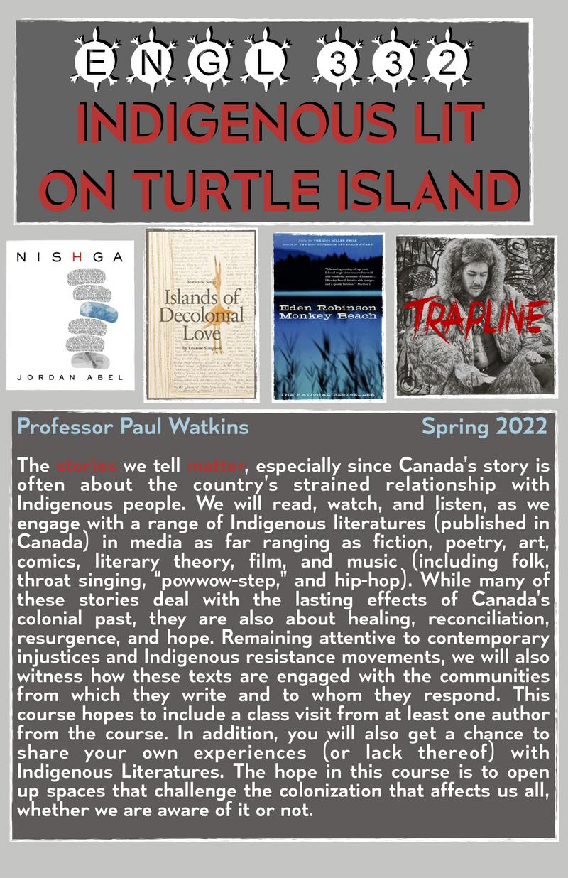 ENGL 332: Indigenous Lit