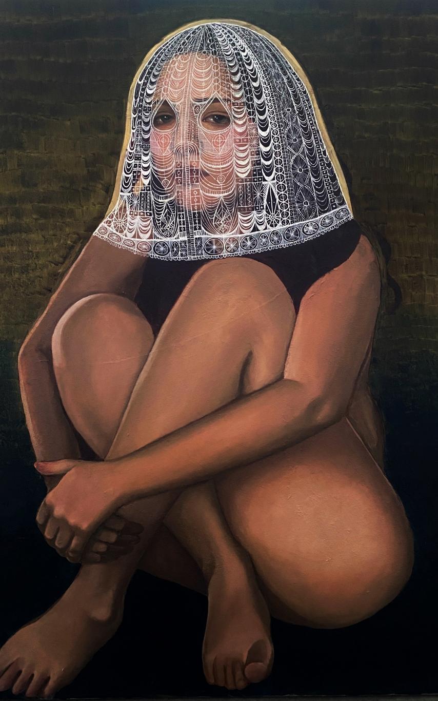 Godfrey and Marjorie Rice Award, Makenna Stobbe, oil on canvas